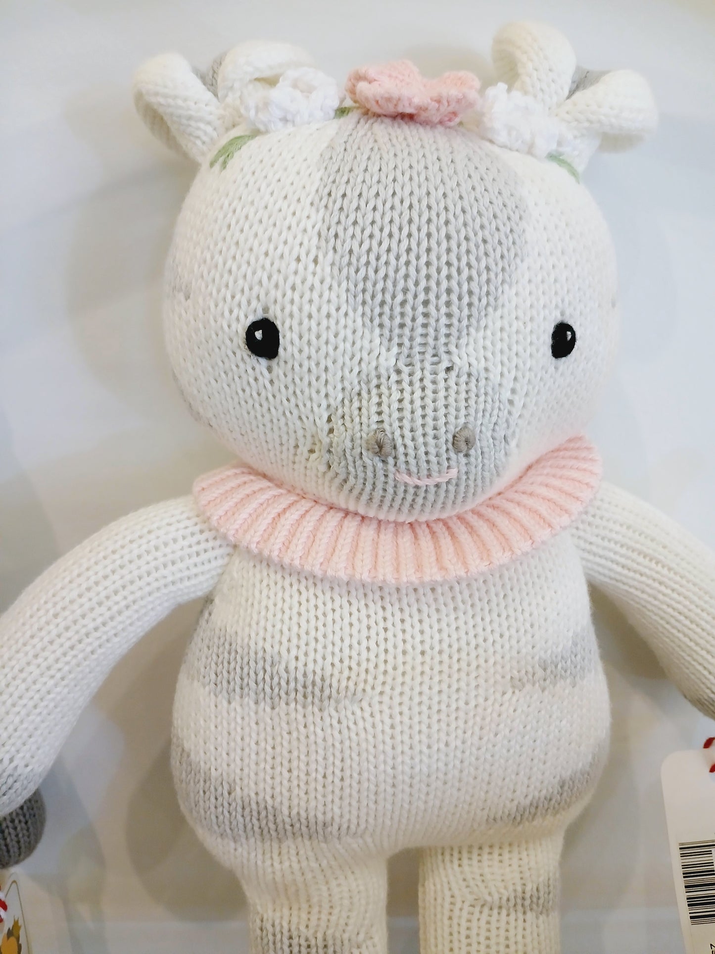Knitted Zebra Doll